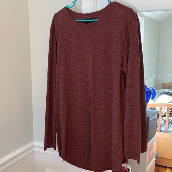PacSun Tops - Pacsun long sleeved maroon shirt, lightweight&soft